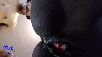 Cock Swollen 10 Inches Not Fitting Friend Smaller Dick Fucks Her So Giant Dick Can Fit in Small African American Tiny Petite Pussy